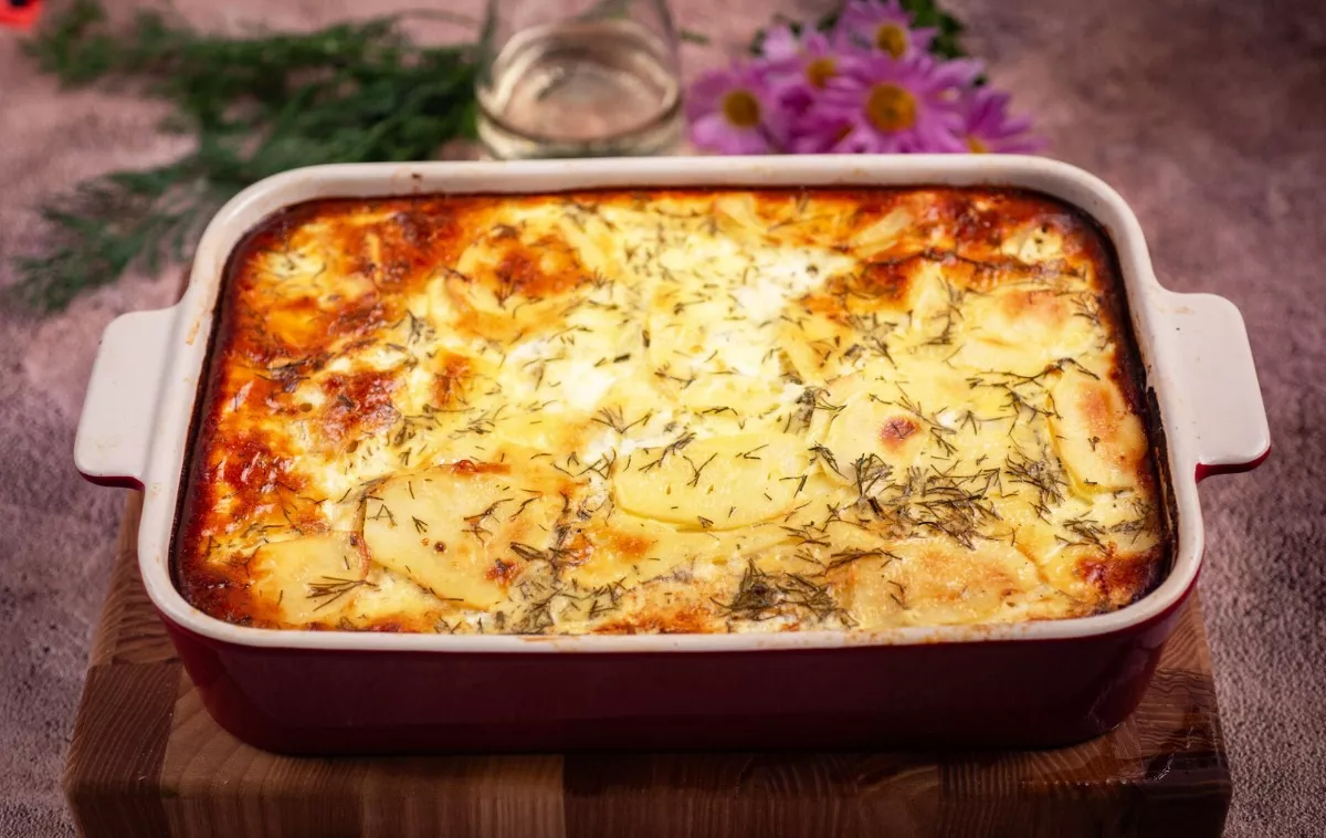 Maltos mėsos su bulvėmis apkepas