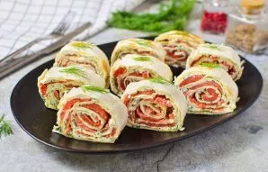 Lavašas su raudona žuvimi yra paruoštas!